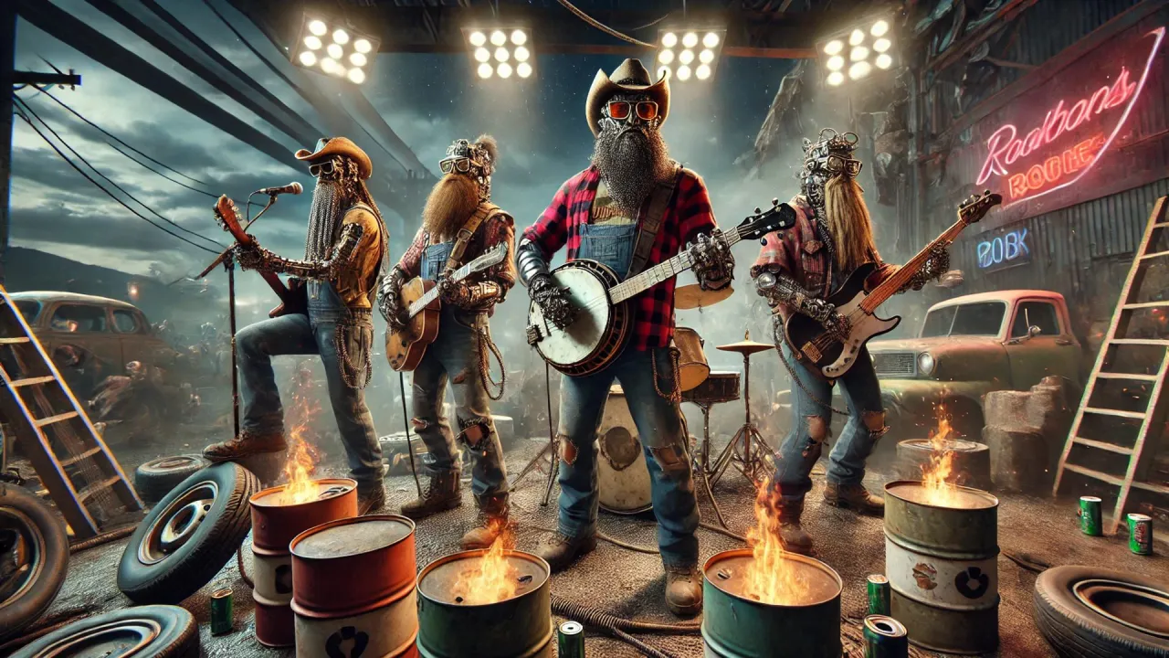 VibeFoundry band in a garage